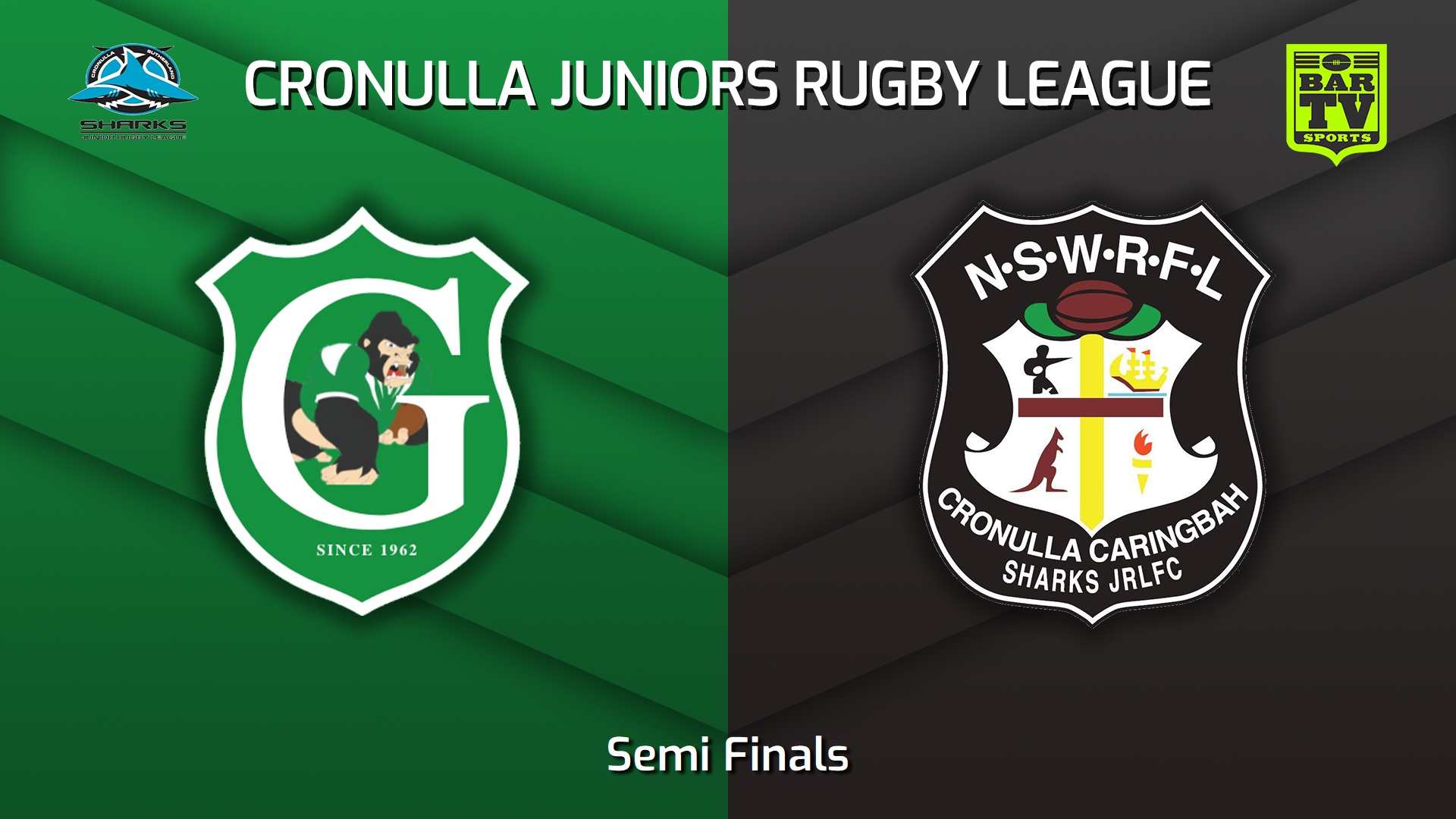 220814-Cronulla Juniors Semi Finals - U14 Silver - Gymea Gorillas v Cronulla Caringbah Slate Image