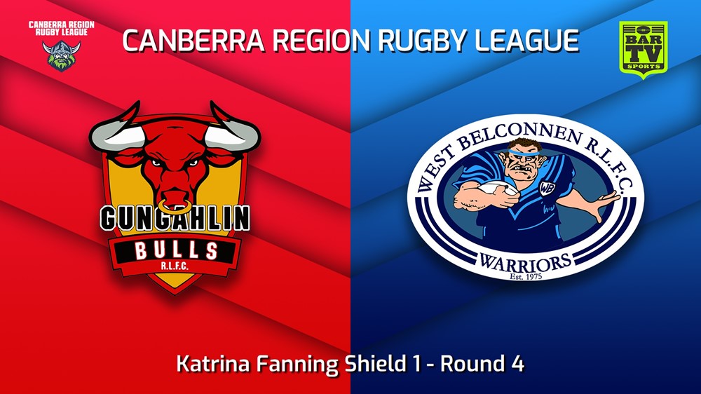 230812-Canberra Round 4 - Katrina Fanning Shield 1 - Gungahlin Bulls v West Belconnen Warriors Slate Image
