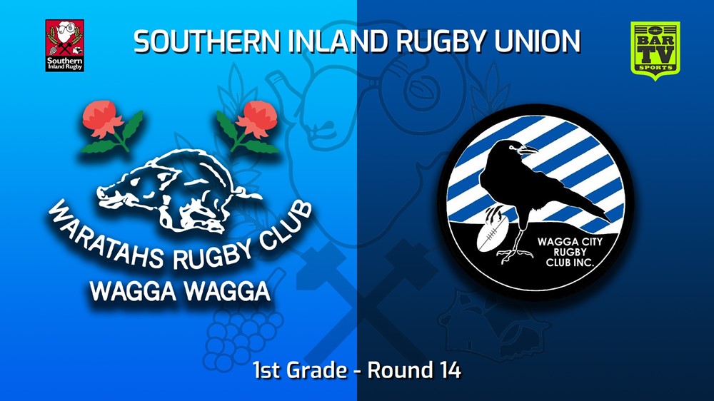 220716-Southern Inland Rugby Union Round 14 - 1st Grade - Wagga Waratahs v Wagga City Slate Image