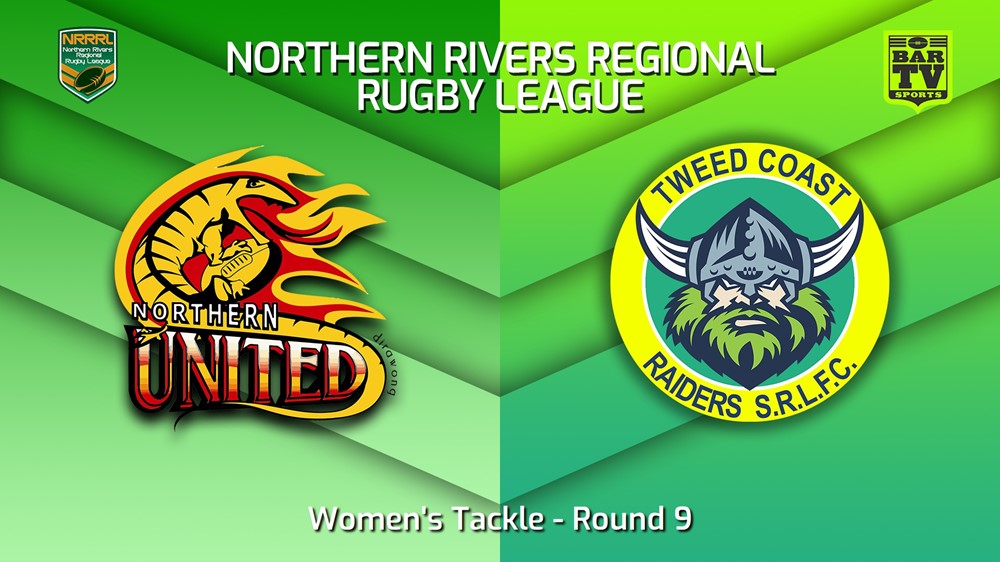 230618-Northern Rivers Round 9 - Women's Tackle - Northern United v Tweed Coast Raiders Slate Image