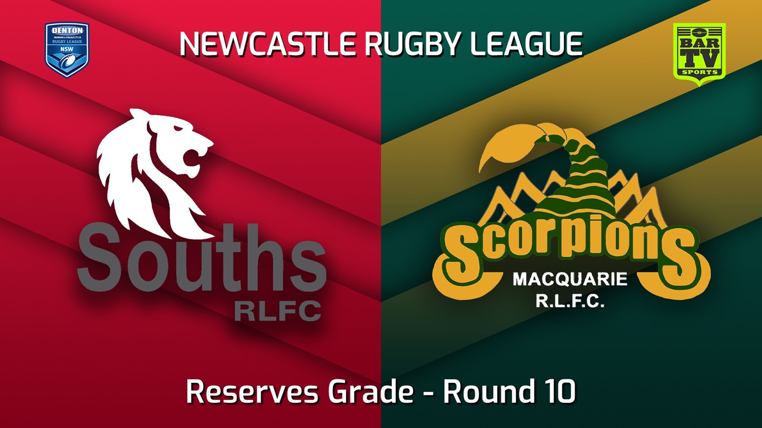220605-Newcastle Round 10 - Reserves Grade - South Newcastle Lions v Macquarie Scorpions Slate Image