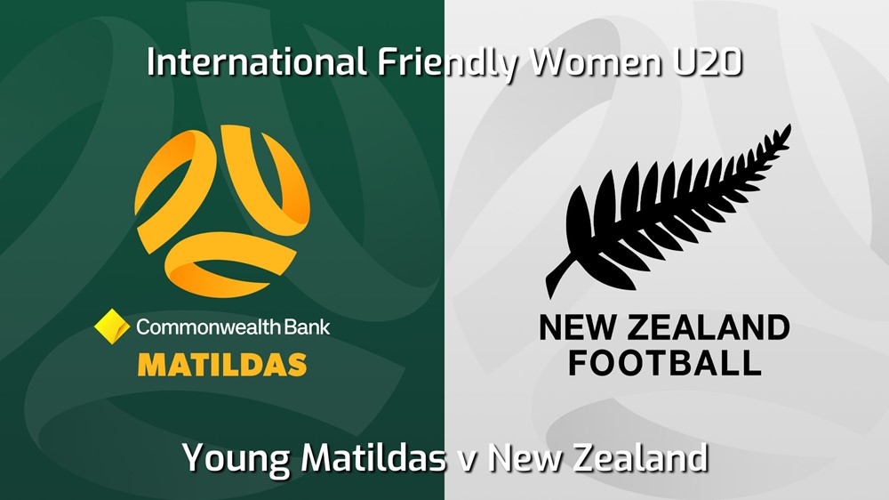 220410-International Friendly Women U20 Friendly - Young Matildas v New Zealand Women U20s Slate Image