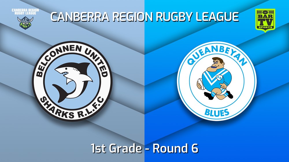 220521-Canberra Round 6 - 1st Grade - Belconnen United Sharks v Queanbeyan Blues Slate Image