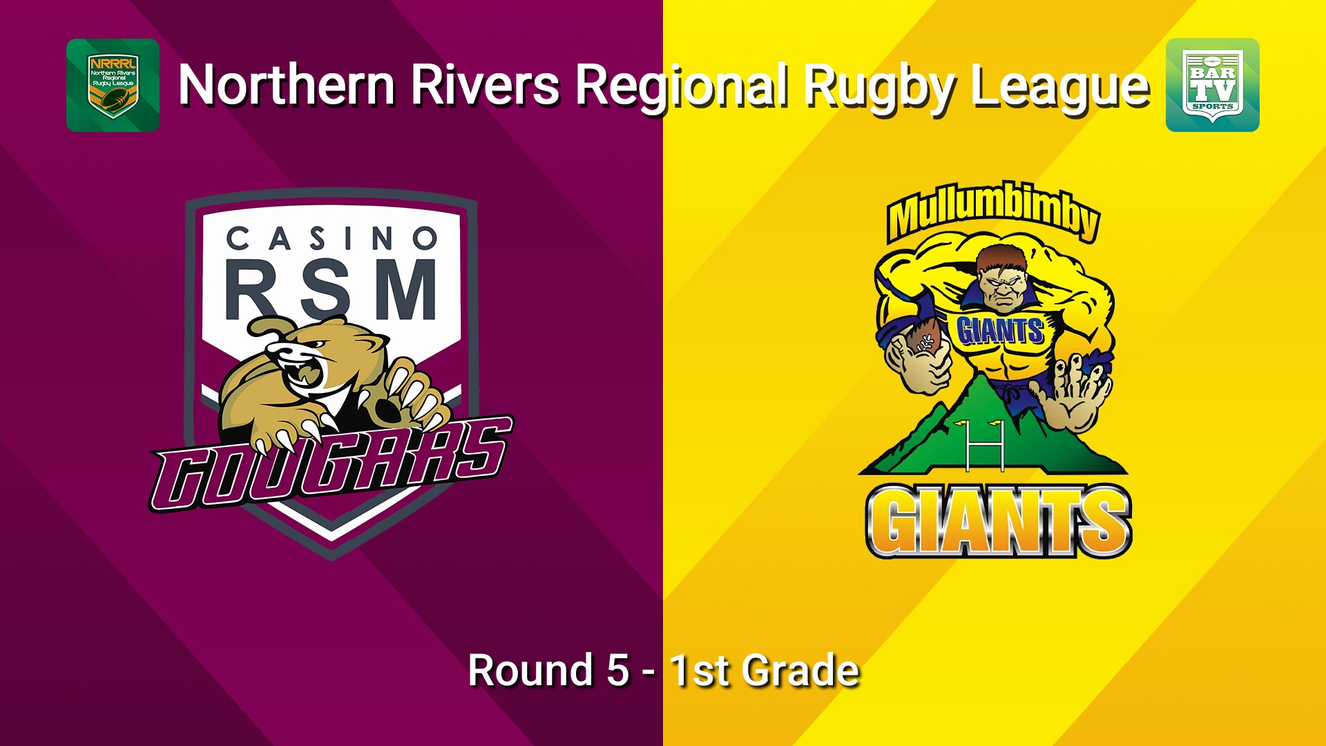 260517-video-Northern Rivers Round 5 - 1st Grade - Casino RSM Cougars v Mullumbimby Giants Slate Image