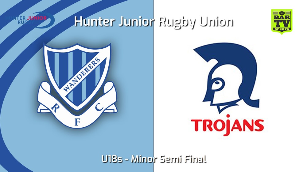 230820-Hunter Junior Rugby Union Minor Semi Final - U18s - Wanderers v Terrigal Slate Image