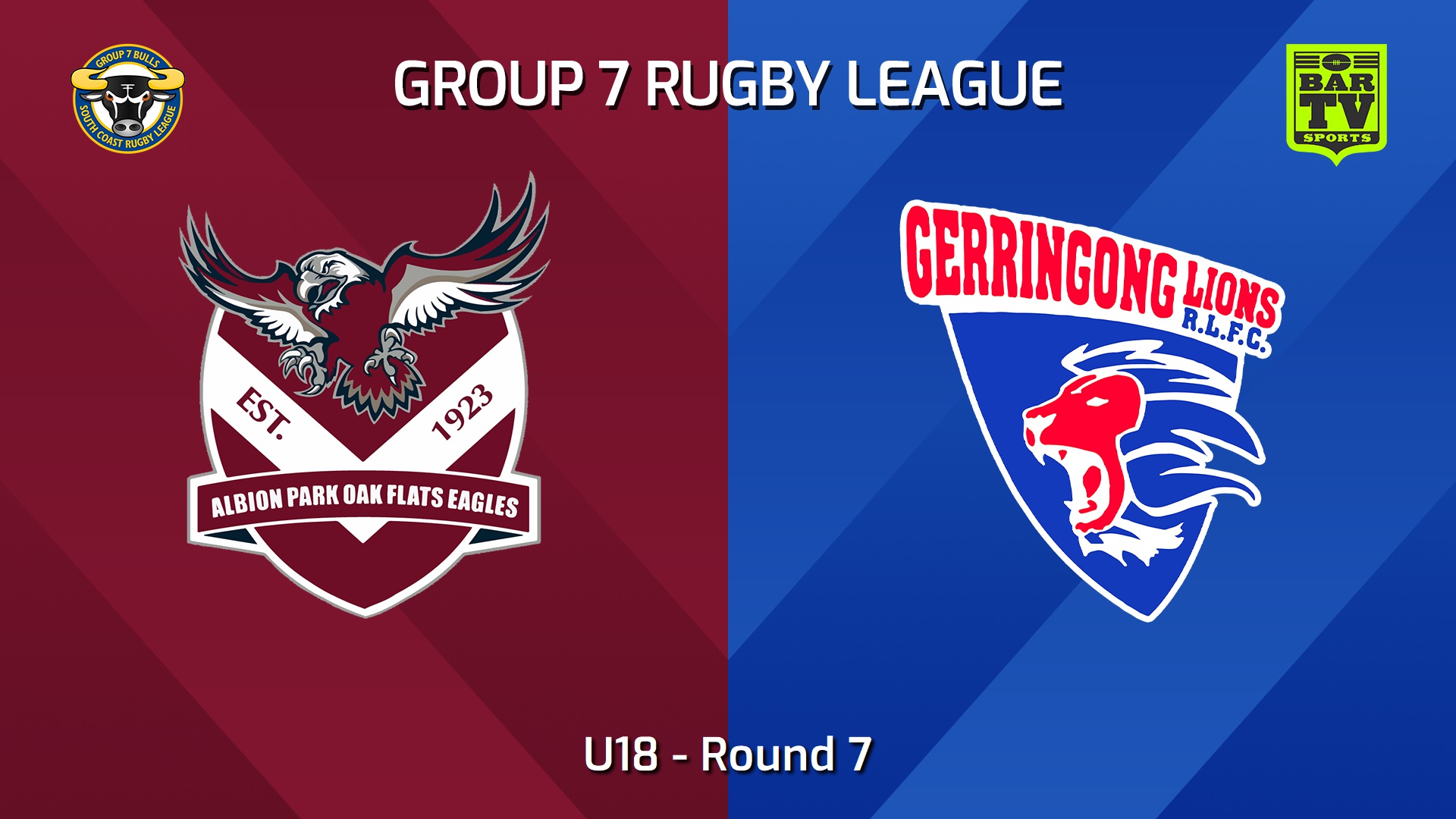 240518-video-South Coast Round 7 - U18 - Albion Park Oak Flats Eagles v Gerringong Lions Slate Image