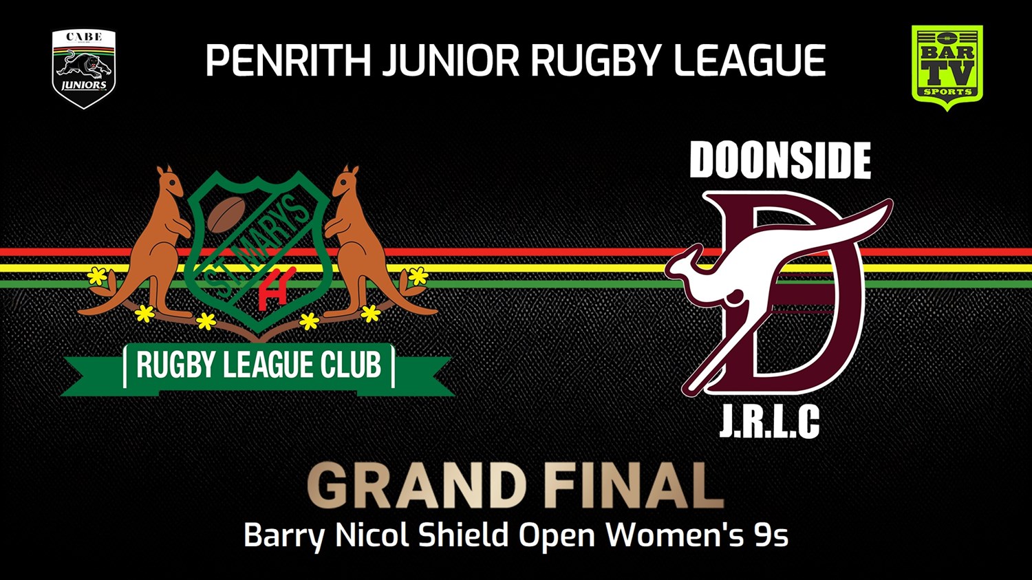240907-video-Penrith & District Junior Rugby League Grand Final - Barry Nicol Shield Open Women's 9s - St Marys v Doonside Slate Image