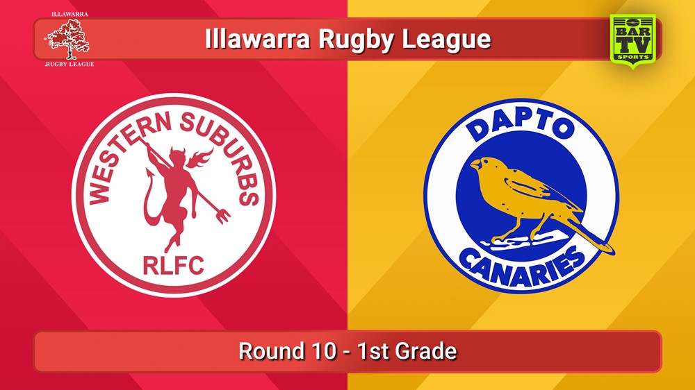 250705-video-Illawarra Round 10 - 1st Grade - Western Suburbs Devils v Dapto Canaries Slate Image