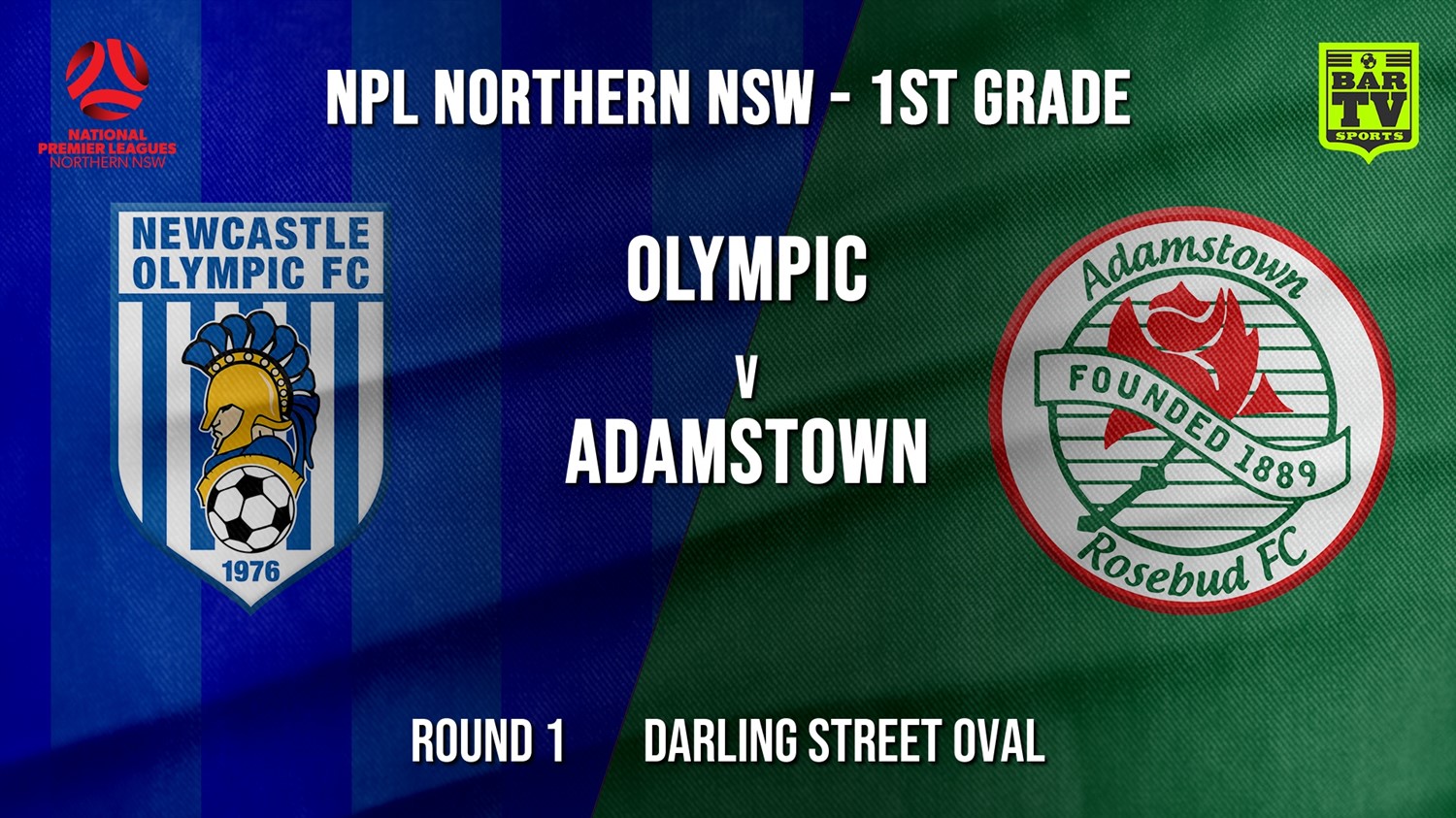 NPL - NNSW Round 1 - Newcastle Olympic v Adamstown Rosebud FC Minigame Slate Image