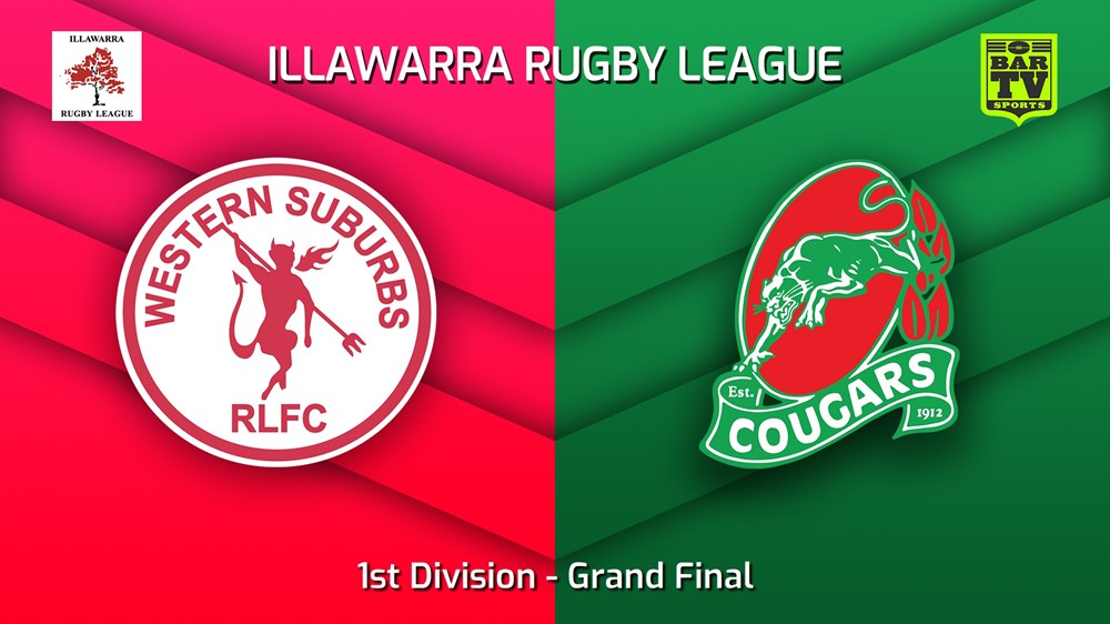 230902-Illawarra Grand Final - 1st Division - Western Suburbs Devils v Corrimal Cougars Minigame Slate Image