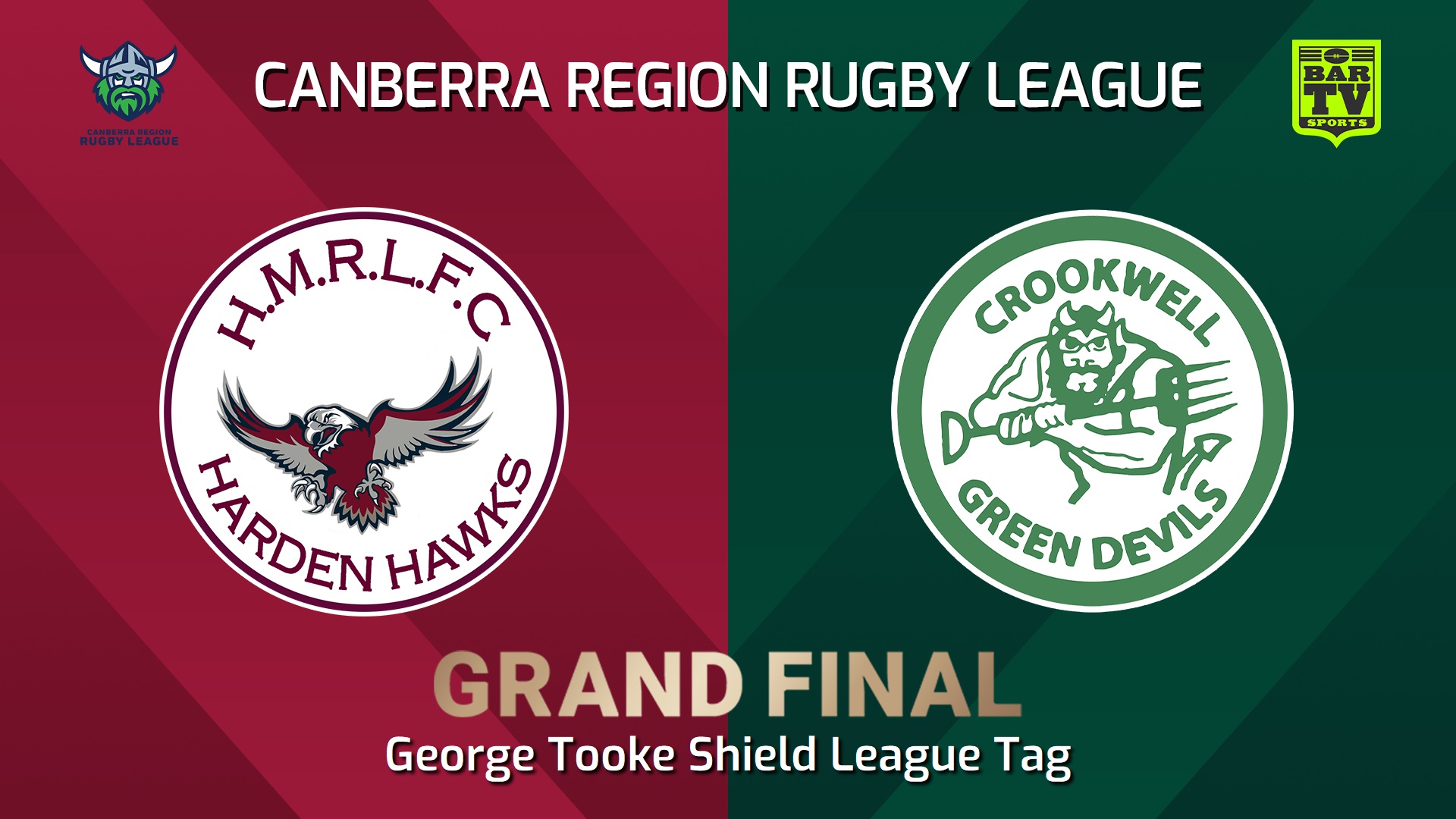 240831-video-Canberra Grand Final - George Tooke Shield League Tag - Harden Hawks v Crookwell Green Devils Slate Image