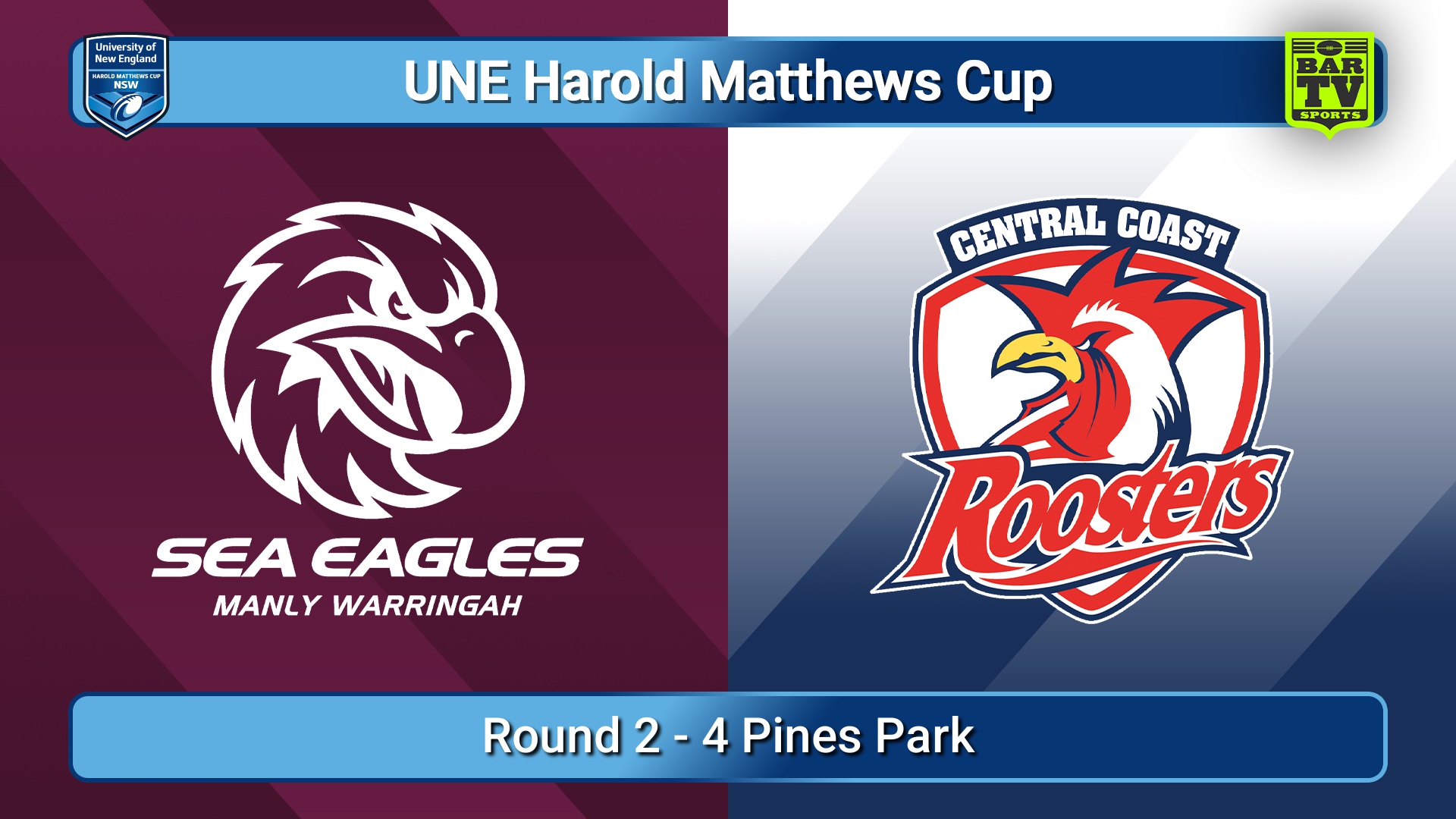 250208-video-UNE Harold Matthews Cup Round 2 - Manly Warringah Sea Eagles v Central Coast Roosters Slate Image