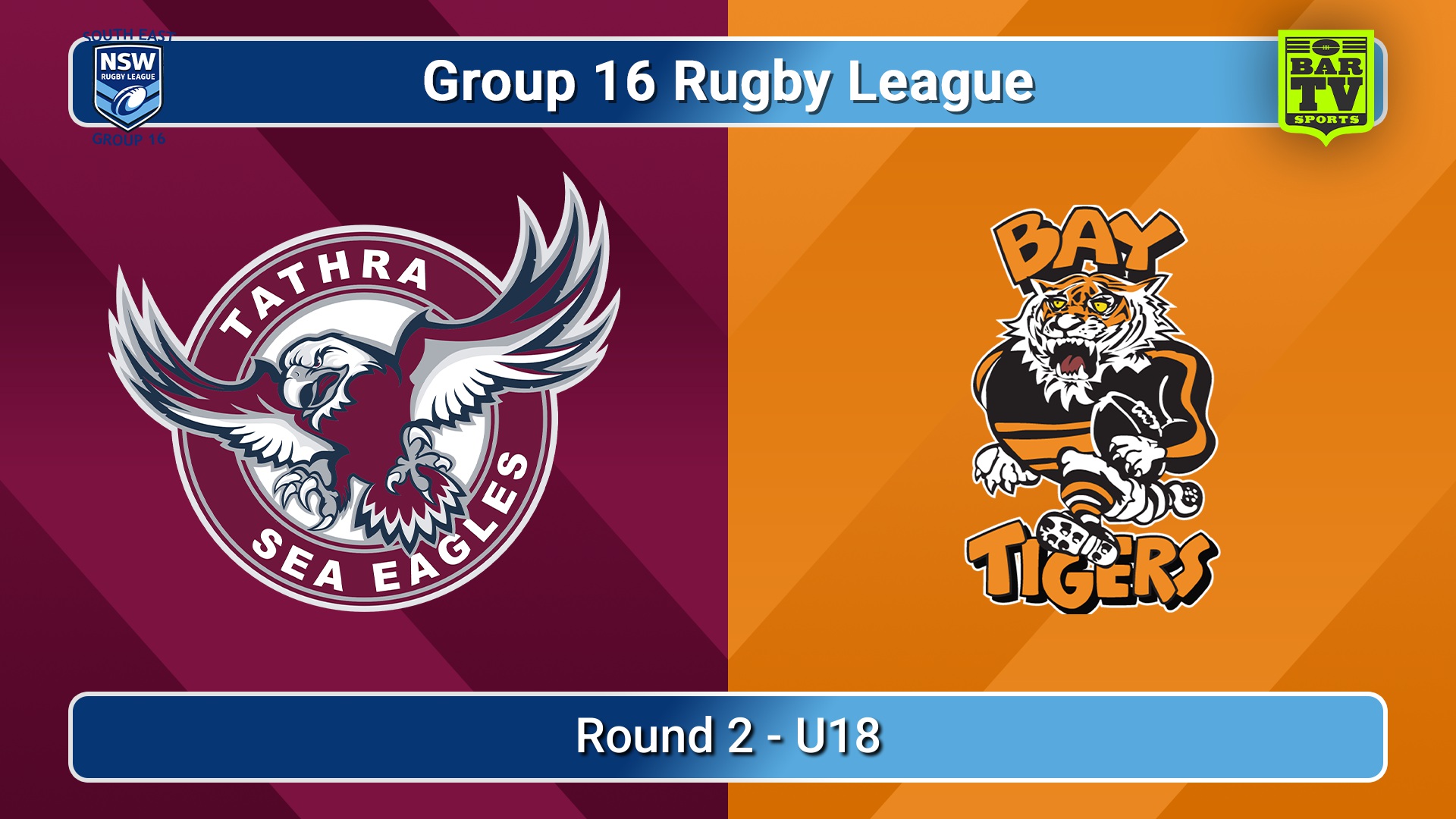 260503-video-Group 16 Rugby League  Round 2 - U18 - Tathra Sea Eagles v Bateman's Bay Tigers Slate Image