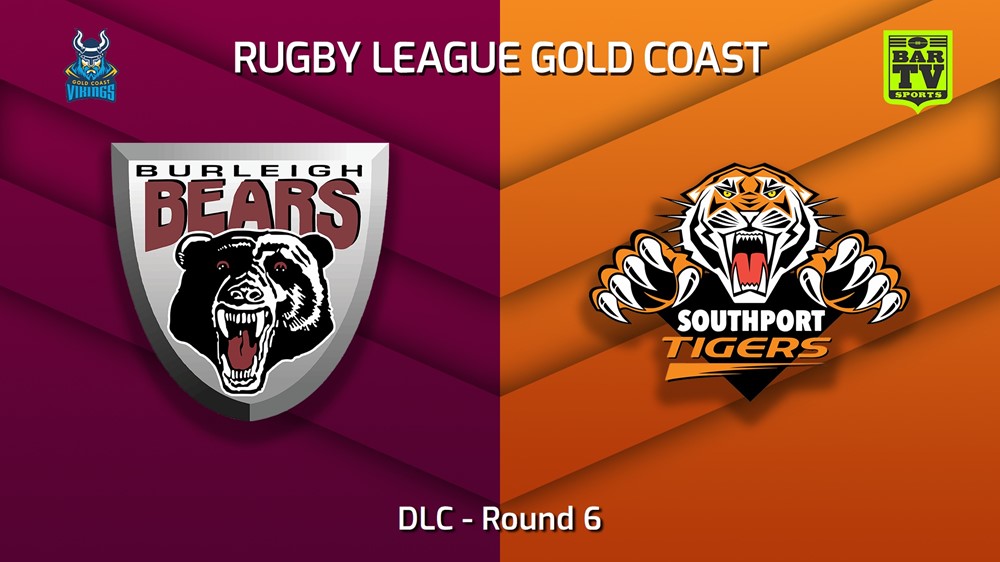 230528-Gold Coast Round 6 - DLC - Burleigh Bears v Southport Tigers Slate Image