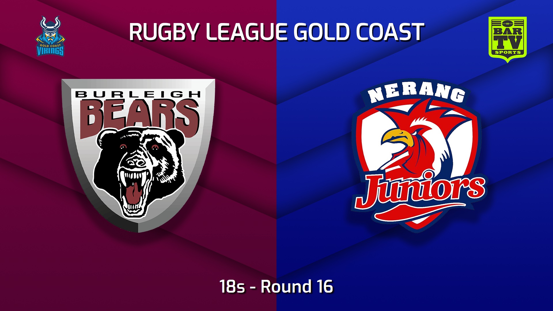 220807-Gold Coast Round 16 - 18s - Burleigh Bears v Nerang Roosters Slate Image