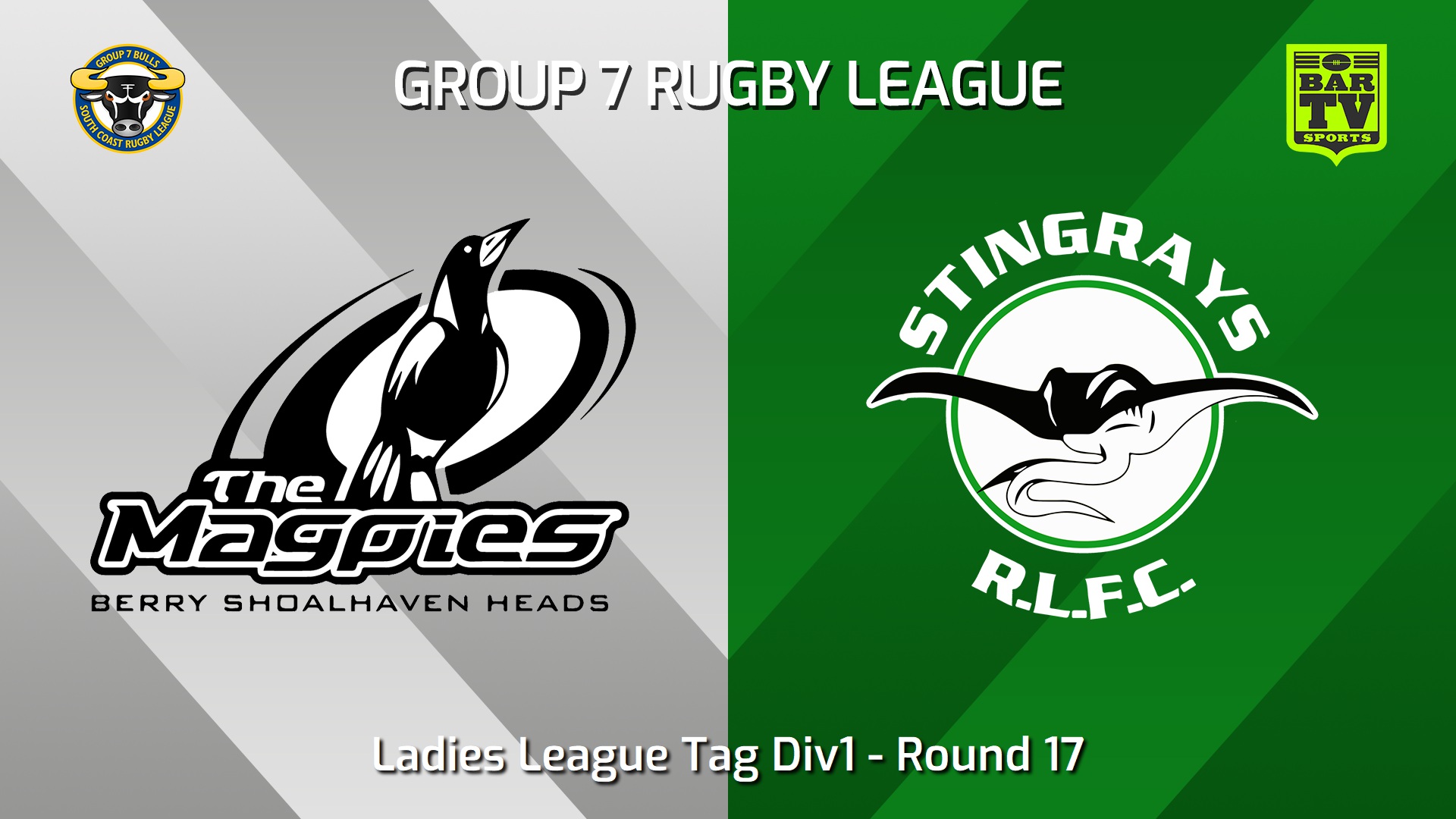 240810-video-South Coast Round 17 - Ladies League Tag Div1 - Berry-Shoalhaven Heads Magpies v Stingrays of Shellharbour Minigame Slate Image