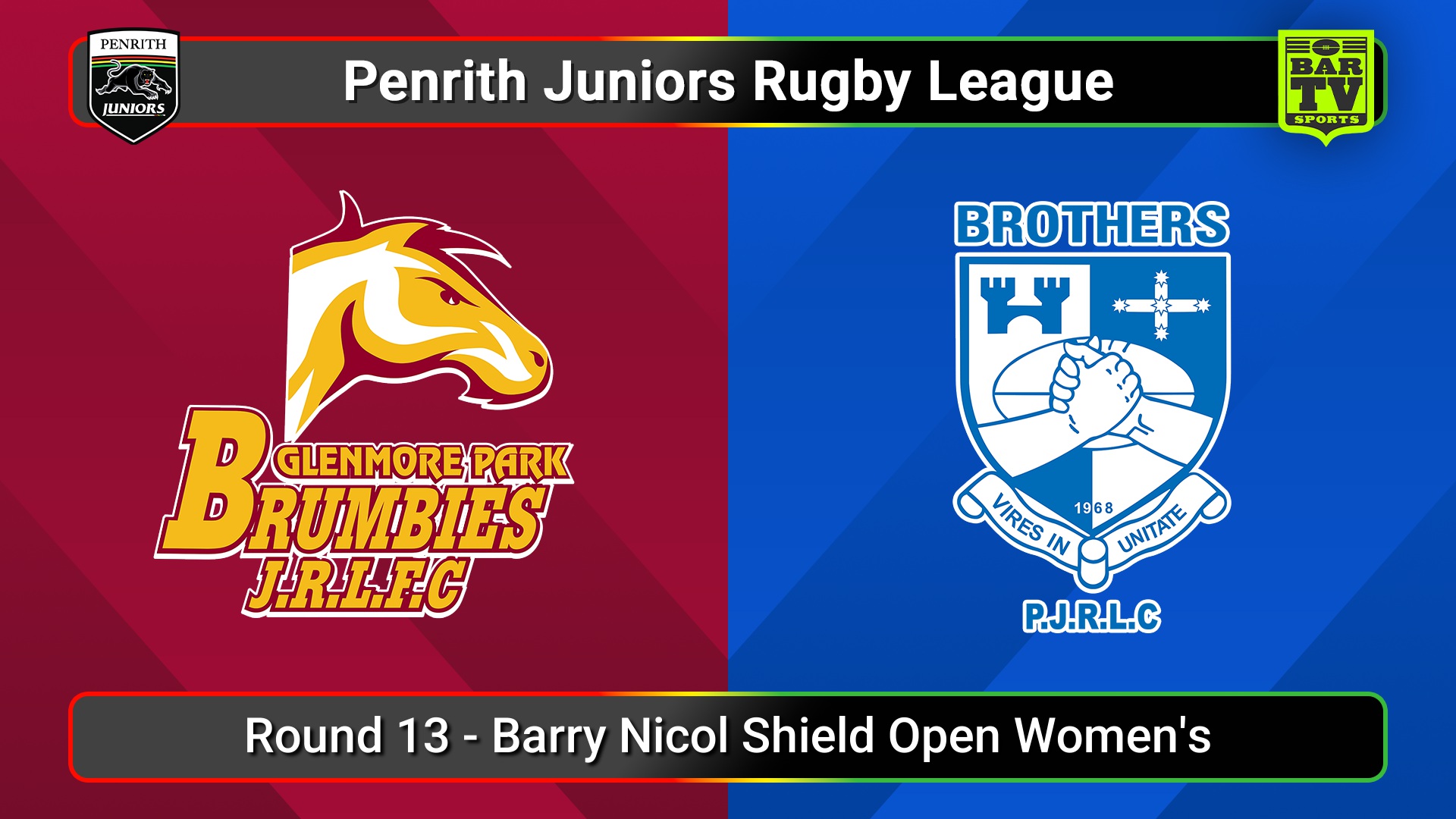 250711-video-Penrith & District Junior Rugby League Round 13 - Barry Nicol Shield Open Women's - Glenmore Park v Brothers Slate Image