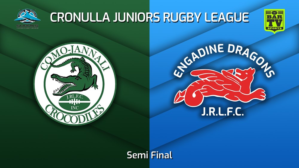 220813-Cronulla Juniors Semi Final - U12 Bronze - Como Jannali Crocodiles v Engadine Dragons Slate Image