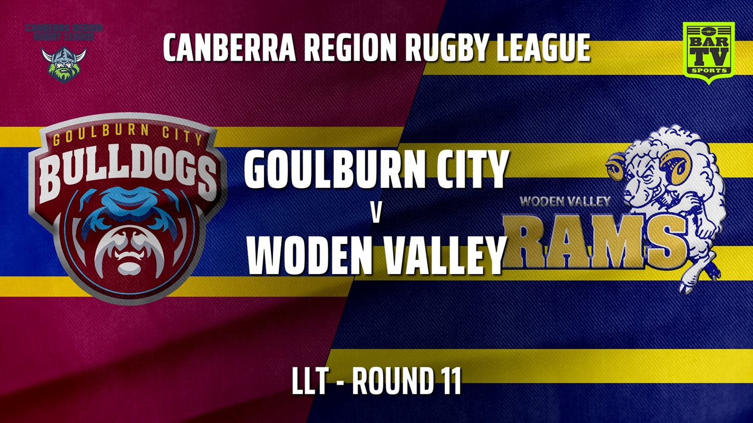 210710-Canberra Round 11 - LLT - Goulburn City Bulldogs v Woden Valley Rams Slate Image