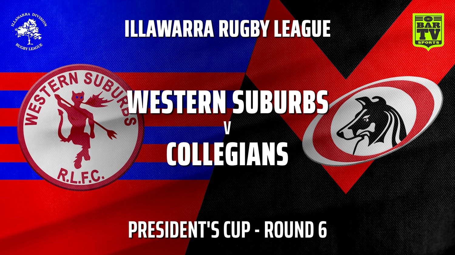 210522-IRL Round 6 - President's Cup - Western Suburbs Devils v Collegians Minigame Slate Image