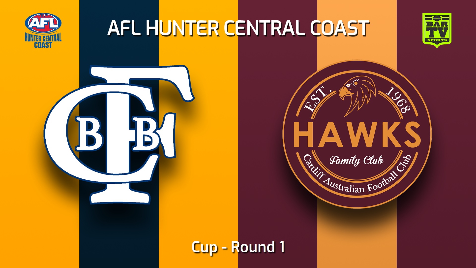 240817-video-AFL Hunter Central Coast Round 1 - Cup - Bateau Bay v Cardiff Hawks Slate Image