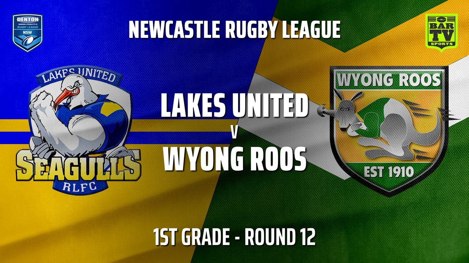 210620-Newcastle Round 12 - 1st Grade - Lakes United v Wyong Roos Minigame Slate Image