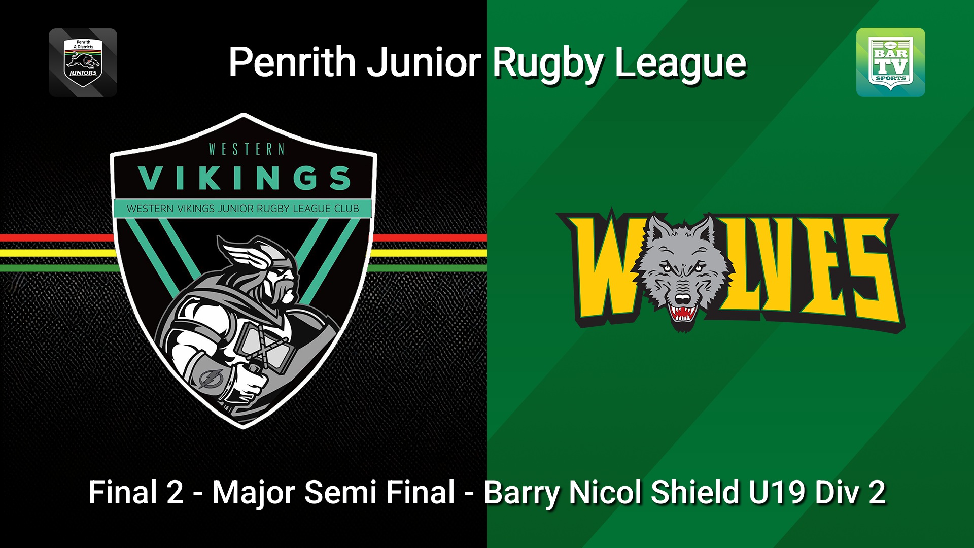 260830-video-Penrith & District Junior Rugby League Final 2 - Major Semi Final - Barry Nicol Shield U19 Div 2 - Western Vikings v Windsor Wolves Slate Image
