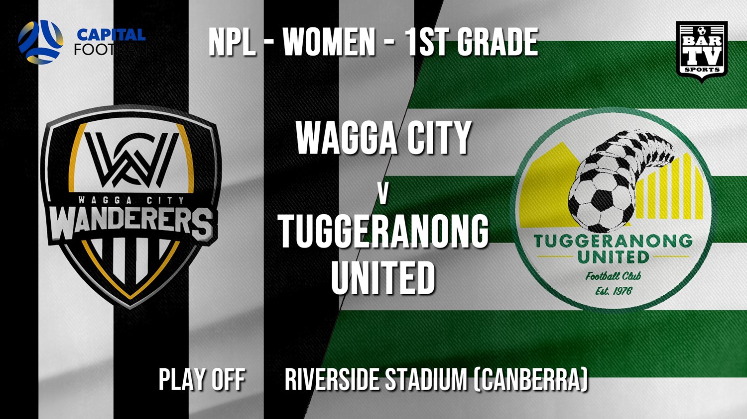 NPLW - Capital Play Off - Wagga City Wanderers FC (women) v Tuggeranong United FC (women) Minigame Slate Image