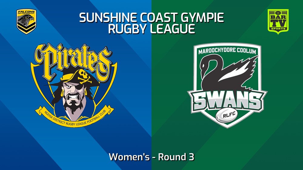 240406-Sunshine Coast RL Round 3 - Women's - Noosa Pirates v Maroochydore Swans Minigame Slate Image