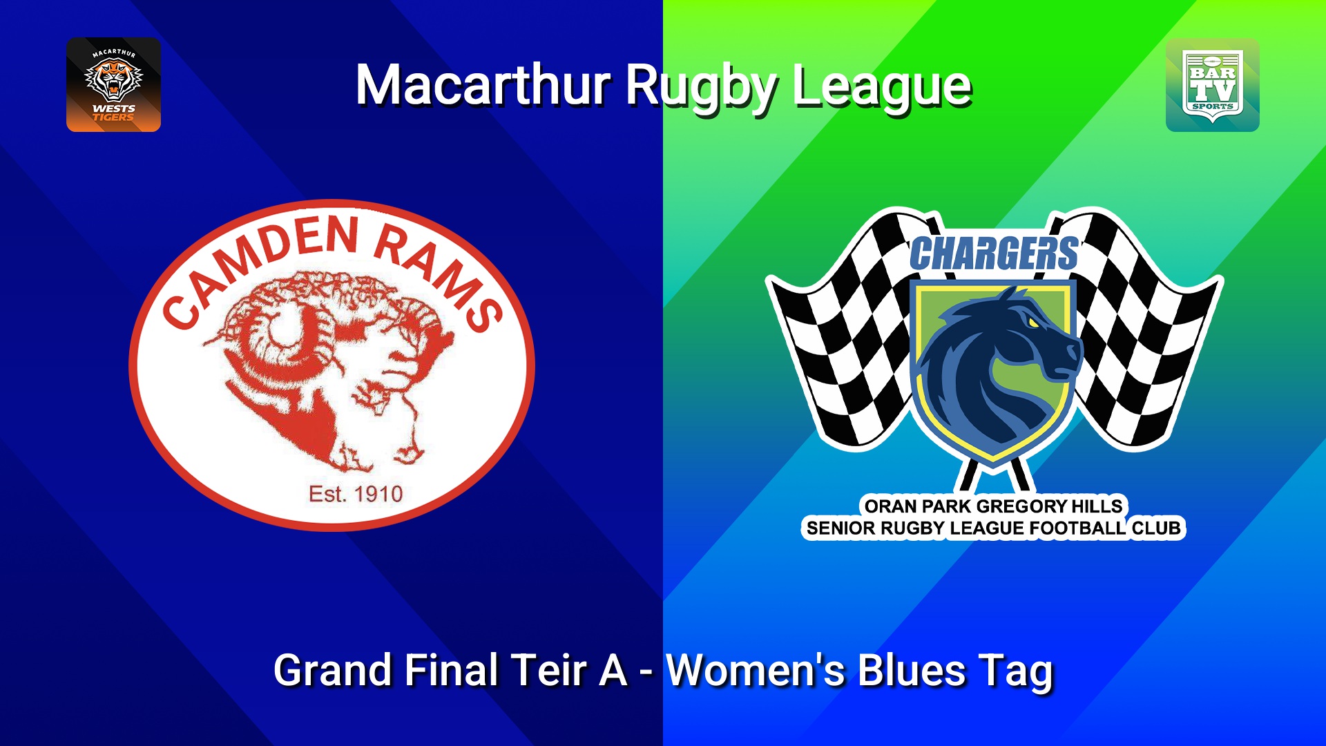260904-video-Macarthur RL Grand Final Teir A - Women's Blues Tag - Camden Rams v Oran Park Chargers Slate Image