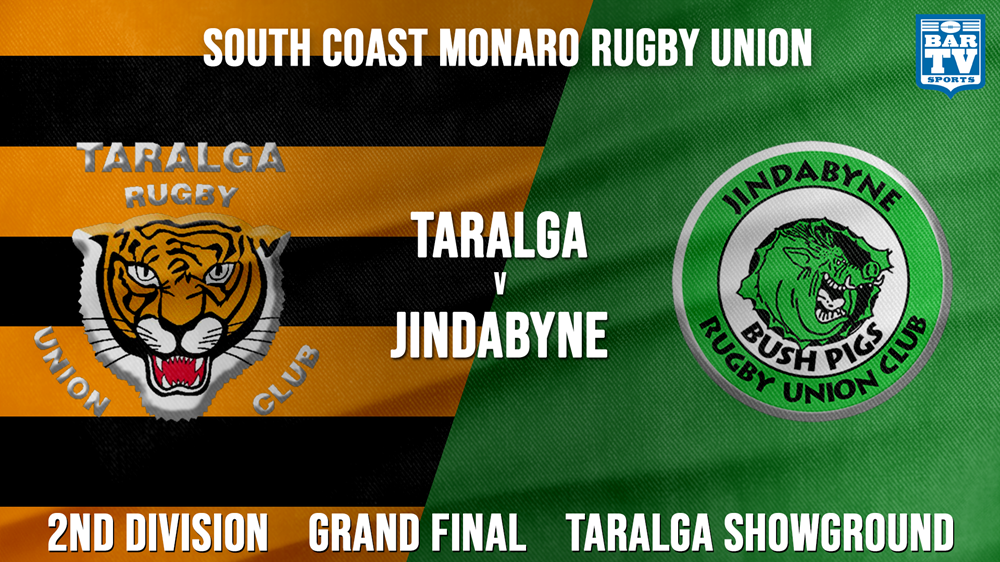 MINI GAME: South Coast Monaro Grand Final - 2nd Division - Taralga Tigers v Jindabyne Bush Pigs Slate Image