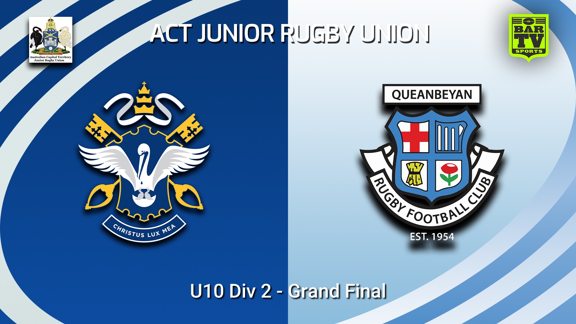 260906-video-ACT Junior Rugby Union Grand Final - U10 Div 2 - St Edmund's v Queanbeyan Whites Slate Image