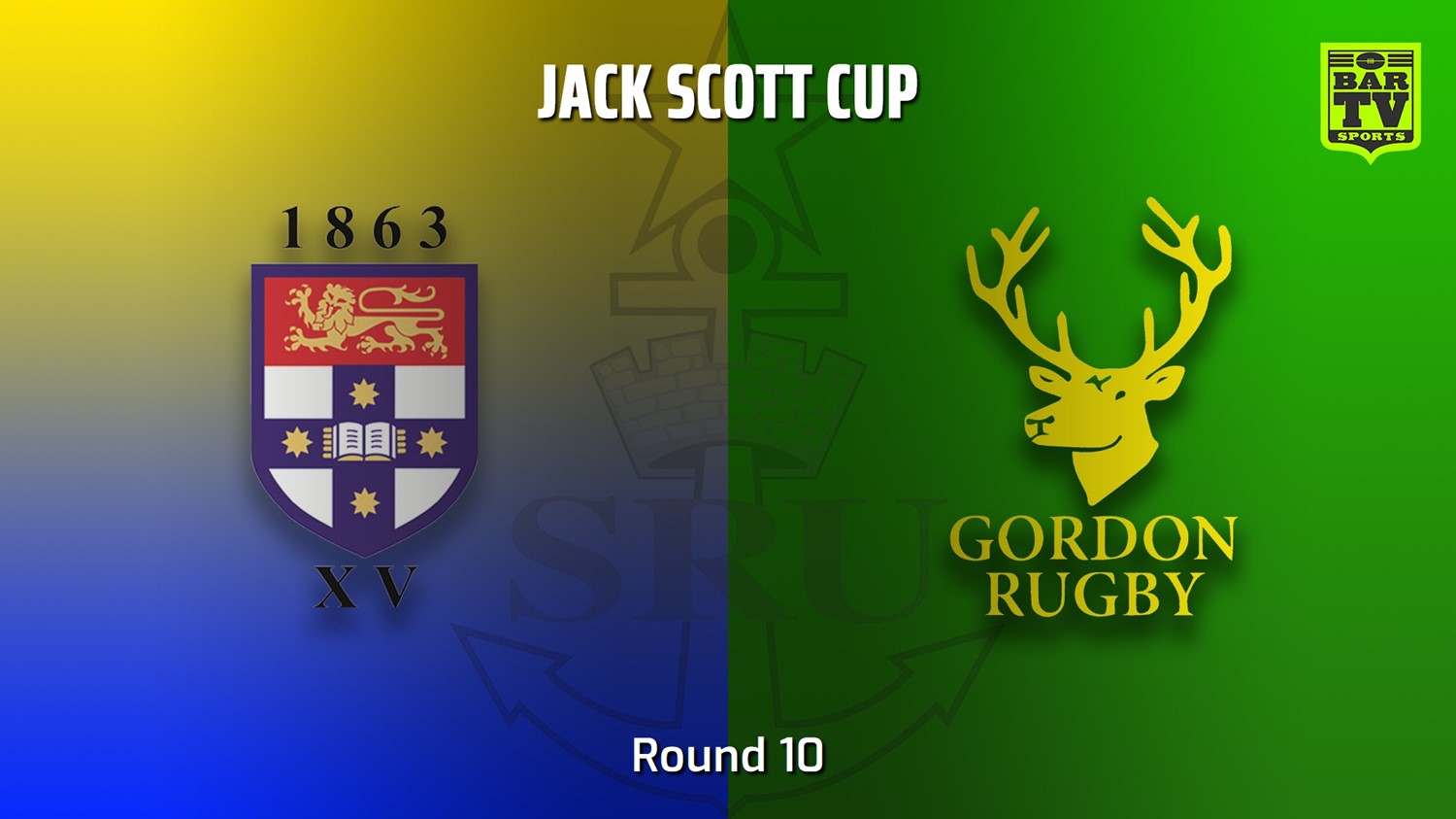 MINI GAME: Jack Scott Cup Round 10 - Sydney University v Gordon Slate Image