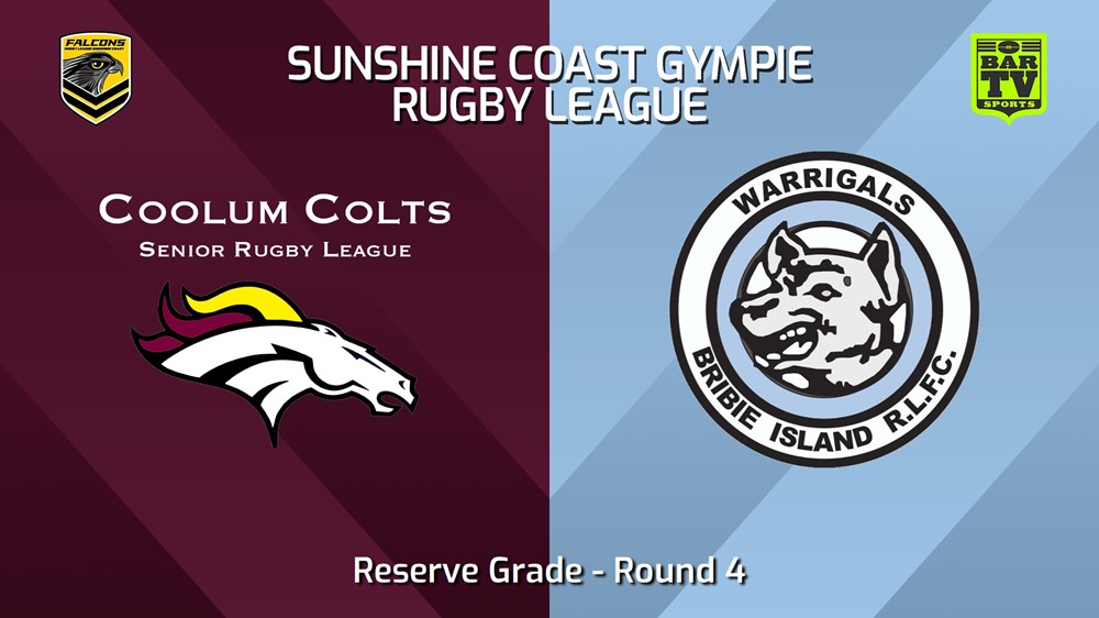 240427-video-Sunshine Coast RL Round 4 - Reserve Grade - Coolum Colts v Bribie Island Warrigals Slate Image
