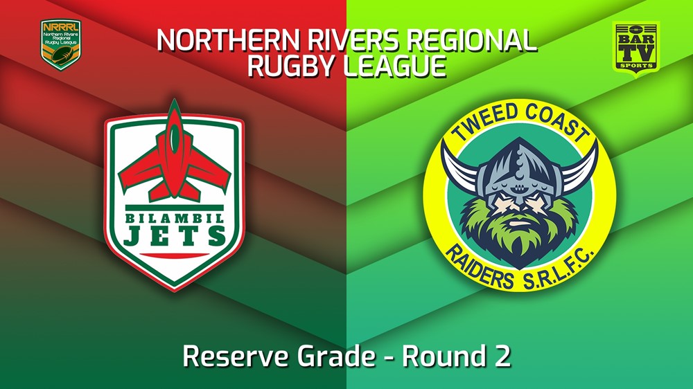 220501-Northern Rivers Round 2 - Reserve Grade - Bilambil Jets v Tweed Coast Raiders Slate Image