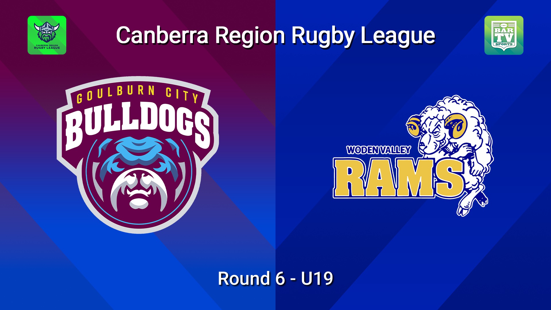 260523-video-Canberra Round 6 - U19 - Goulburn City Bulldogs v Woden Valley Rams Slate Image