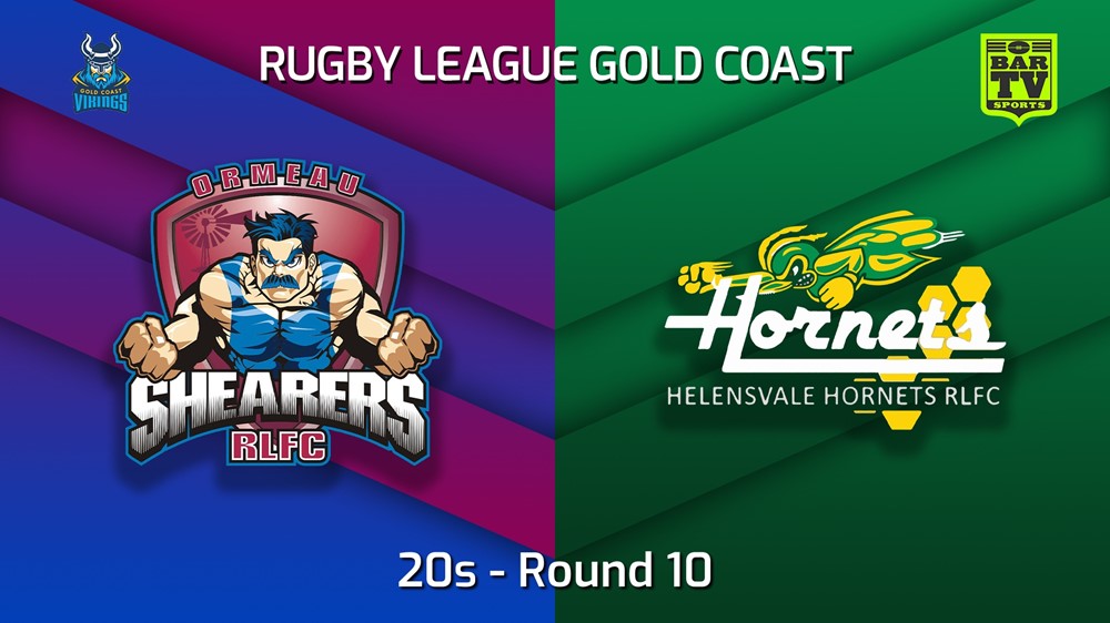 MINI GAME: Gold Coast Round 10 - 20s - Ormeau Shearers v Helensvale Hornets Slate Image