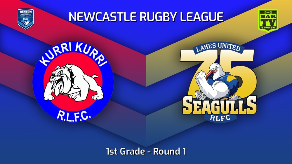 220723-Newcastle Round 1 - 1st Grade - Kurri Kurri Bulldogs v Lakes United Slate Image