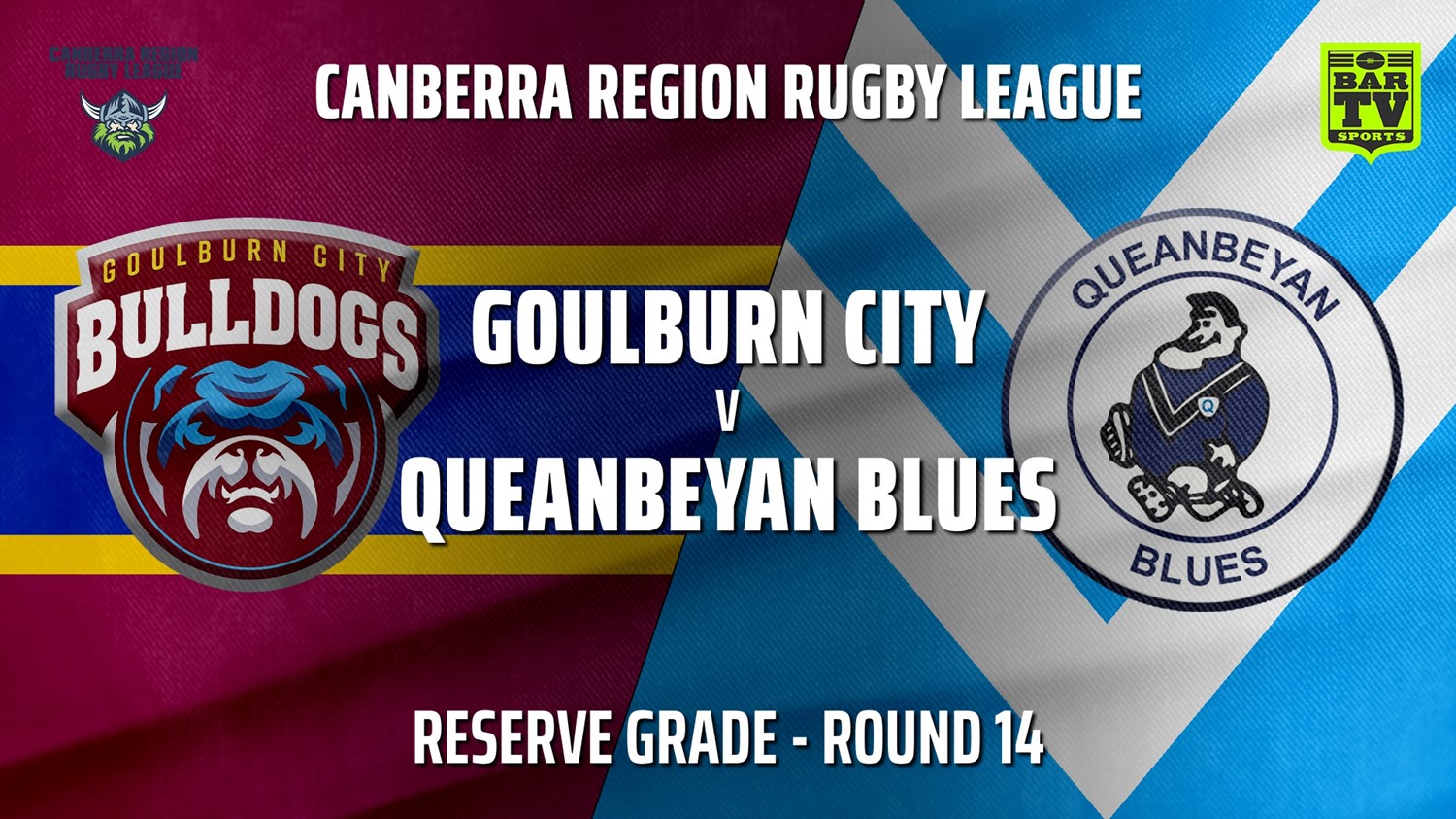 210801-Canberra Round 14 - Reserve Grade - Goulburn City Bulldogs v Queanbeyan Blues Slate Image