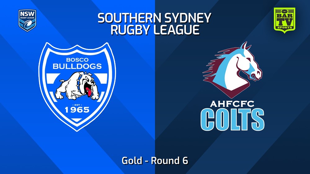 240518-video-S. Sydney Open Round 6 - Gold - St John Bosco Bulldogs v Aquinas Colts Slate Image