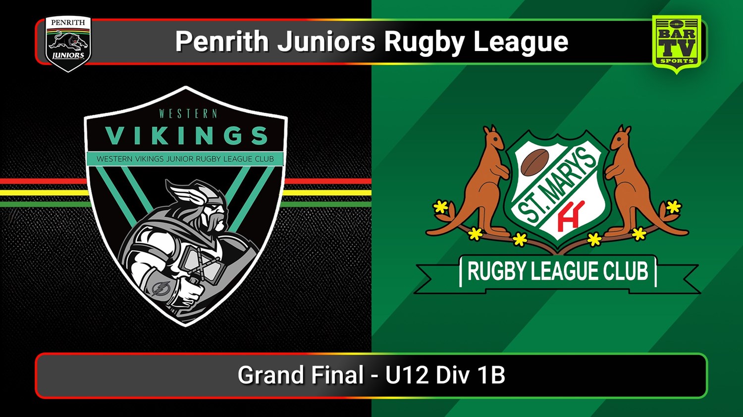 250913-video-Penrith & District Junior Rugby League Grand Final - U12 Div 1B - Western Vikings v St Marys Slate Image