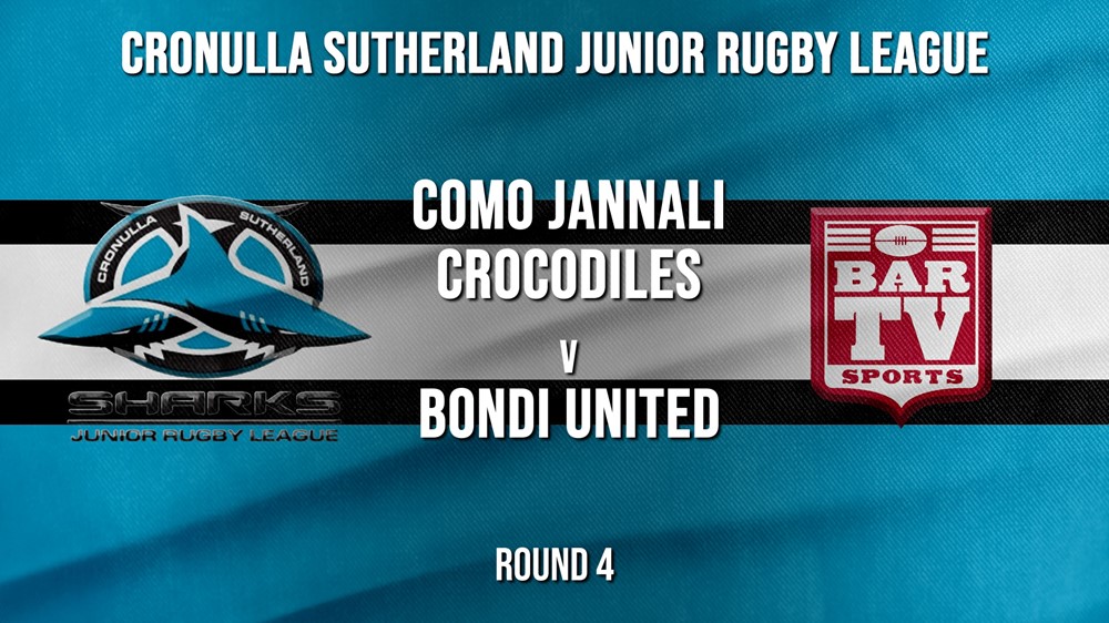 Cronulla JRL Round 4 - U/16 - Como Jannali Crocodiles v Bondi United Slate Image