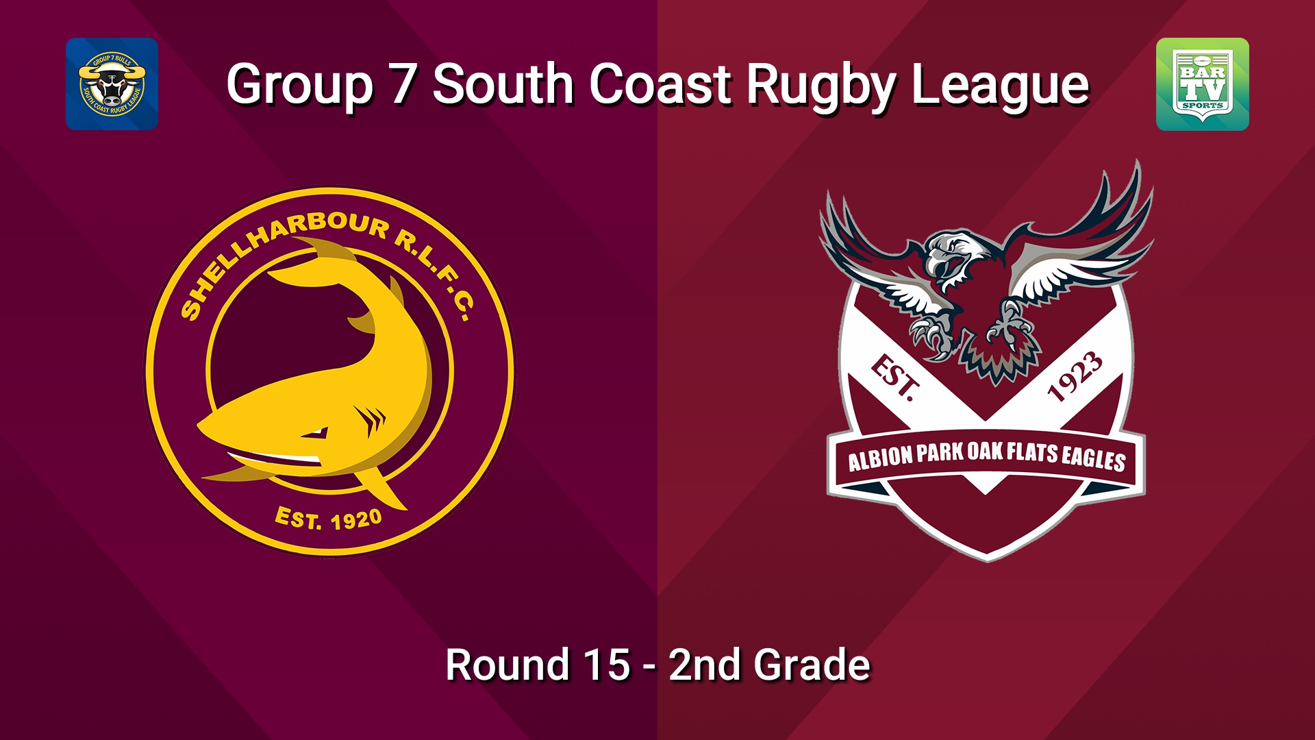 260816-video-South Coast Round 15 - 2nd Grade - Shellharbour Sharks v Albion Park Oak Flats Slate Image