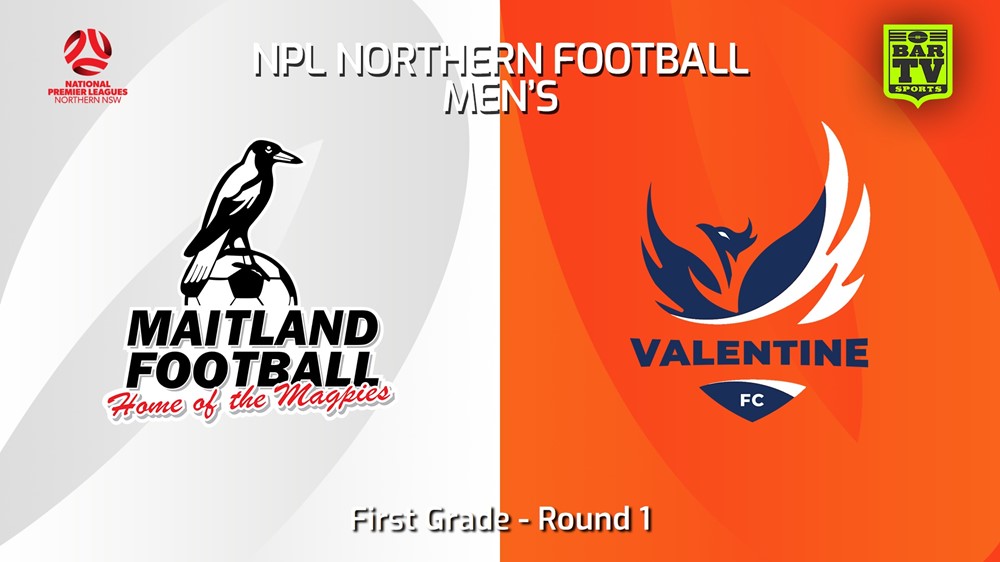 240224-NNSW NPLM Round 1 - Maitland FC v Valentine Phoenix FC Slate Image