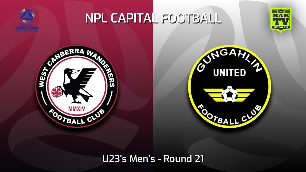 230902-Capital NPL U23 Round 21 - West Canberra Wanderers U23s v Gungahlin United U23 Slate Image