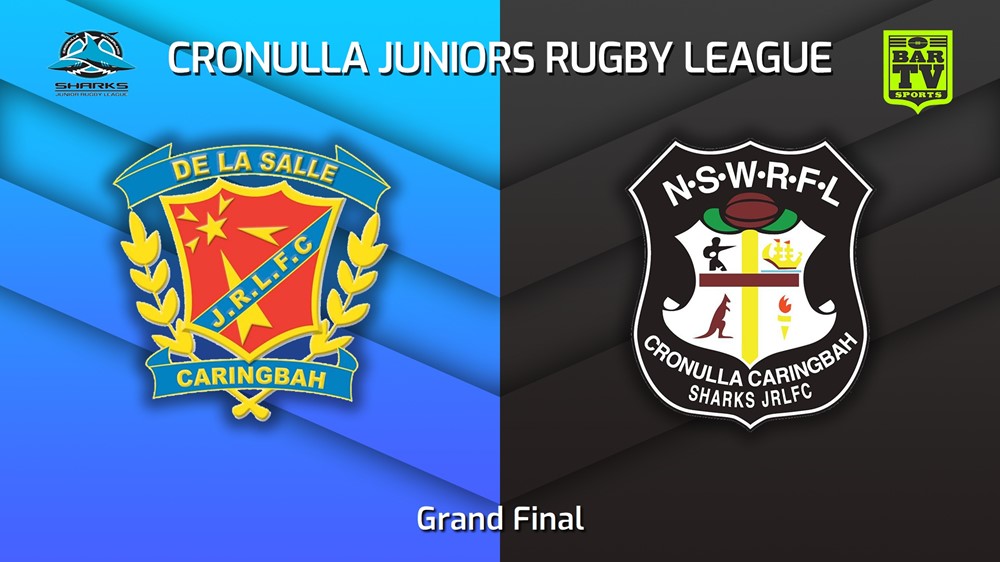 230826-Cronulla Juniors Grand Final - U9 Gold - De La Salle v Cronulla Caringbah Slate Image