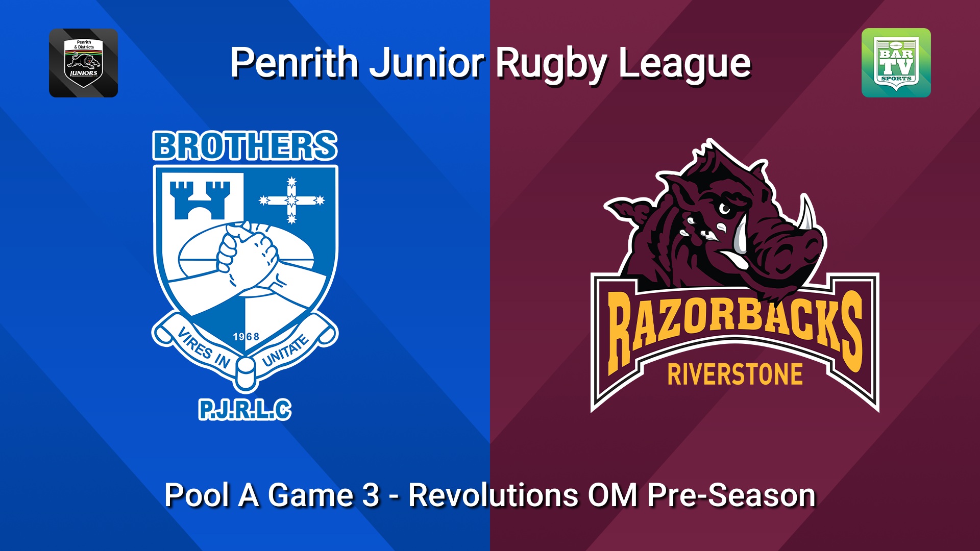 260321-video-Penrith & District Junior Rugby League Pool A Game 3 - Revolutions OM Pre-Season - Brothers v Riverstone Slate Image