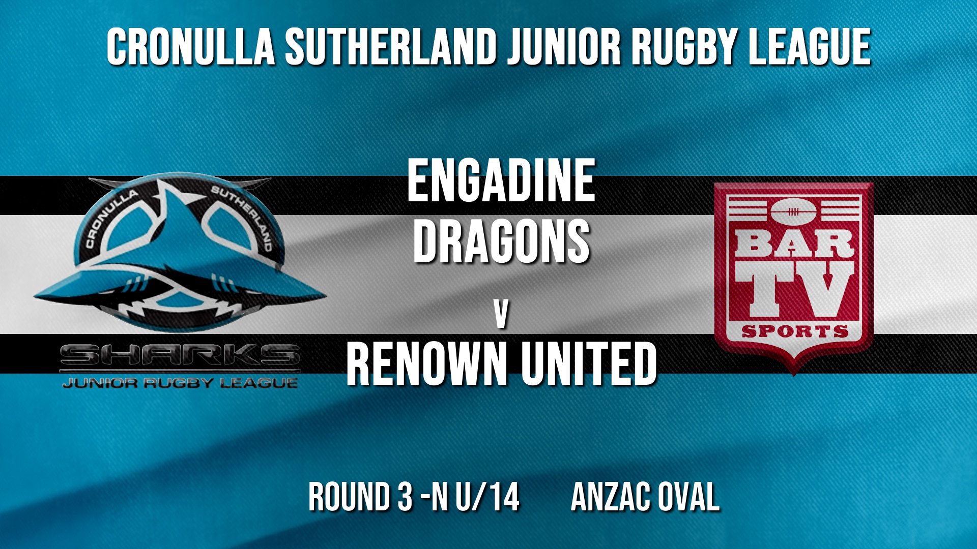Cronulla JRL Round 3 -n U/14 - Engadine Dragons v Renown United Slate Image