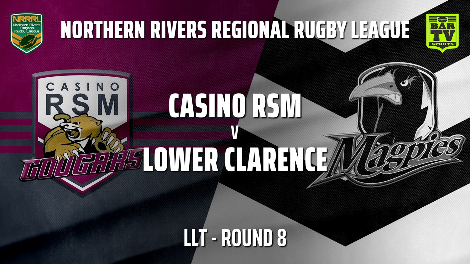 210704-Northern Rivers Round 8 - LLT - Casino RSM Cougars v Lower Clarence Magpies Slate Image