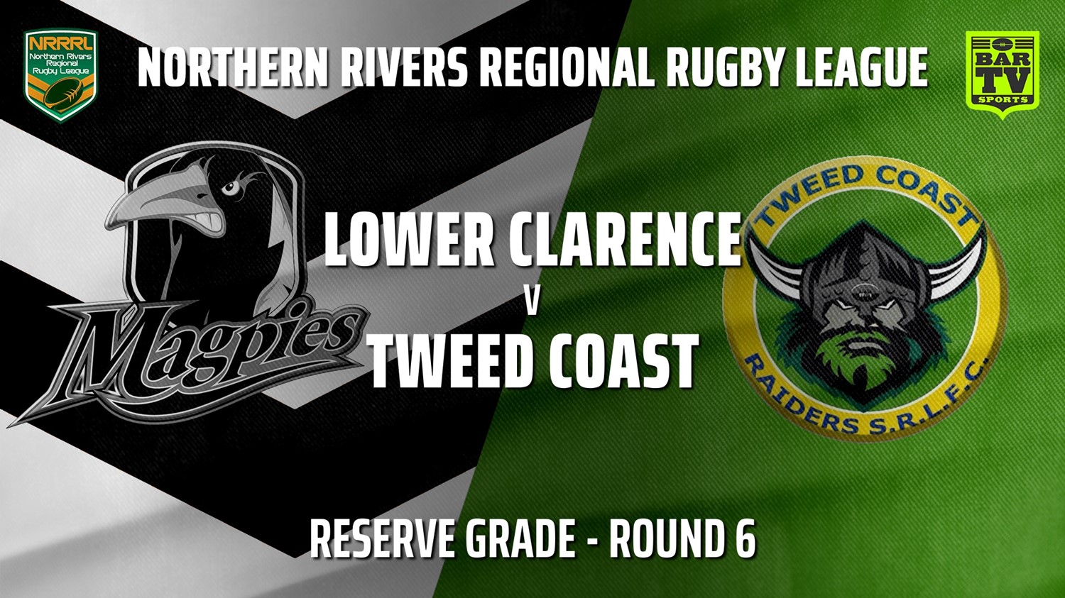 210606-NRRRL Round 6 - Reserve Grade - Lower Clarence Magpies v Tweed Coast Raiders Slate Image